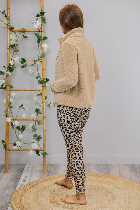 Cuddly Fluff Jacket - Beige