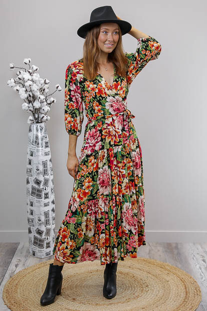 Autumn maxi hotsell dress