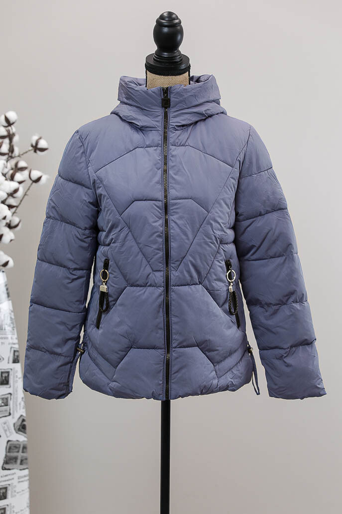Daffy Puffer Jacket - Light Indigo Blue