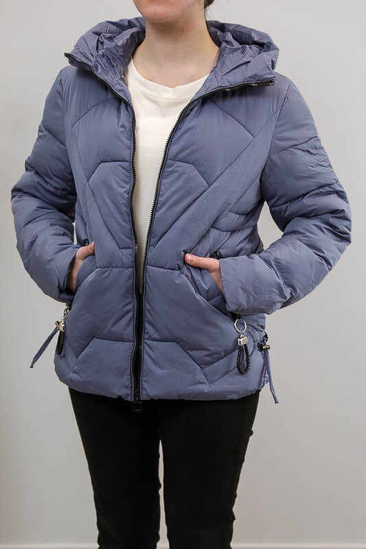 Daffy Puffer Jacket - Light Indigo Blue
