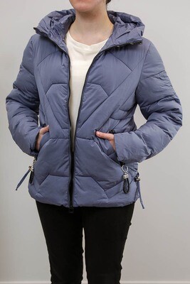 Daffy Puffer Jacket - Light Indigo Blue