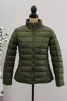 Maddi Puffer Jacket - Khaki