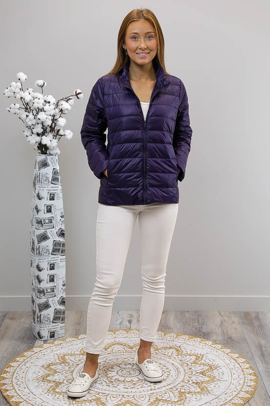 Coyote Compact Puffer Jacket - Navy Blue