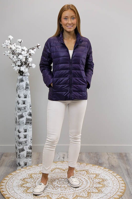 Coyote Compact Puffer Jacket - Navy Blue