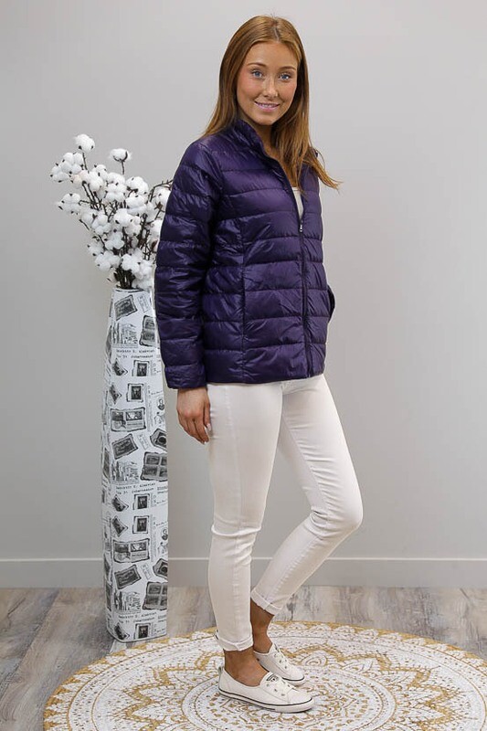 Coyote Compact Puffer Jacket - Navy Blue