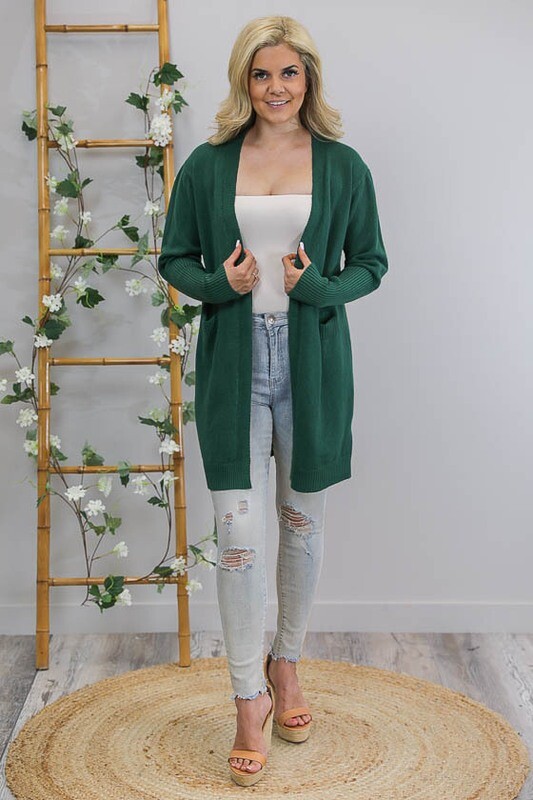 Billy GoGo Luxe Cardigan - Emerald Green