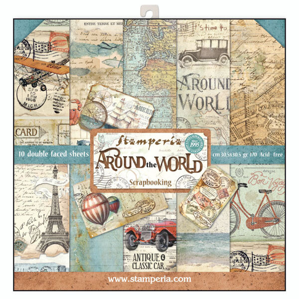 Around the World 12x12 - Stamperia