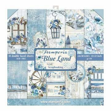Blue Land 12x12 - Stamperia