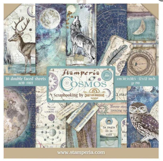 Cosmos 12x12 - Stamperia