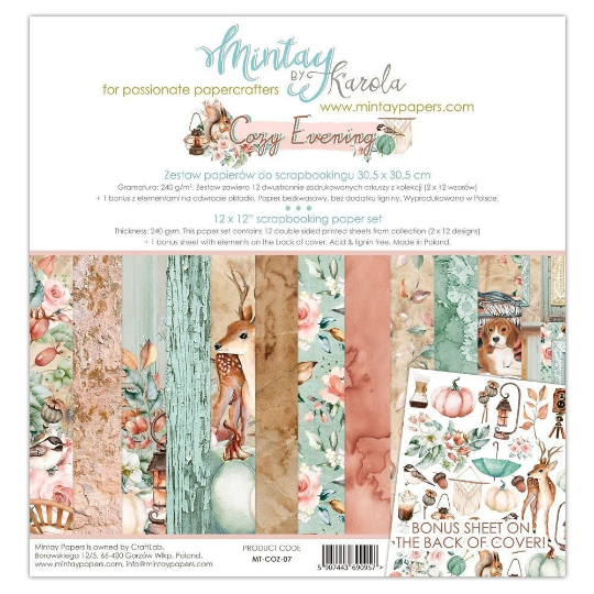 Mintay by Karola - Cozy Evening - 12 x 12 Collection Pack