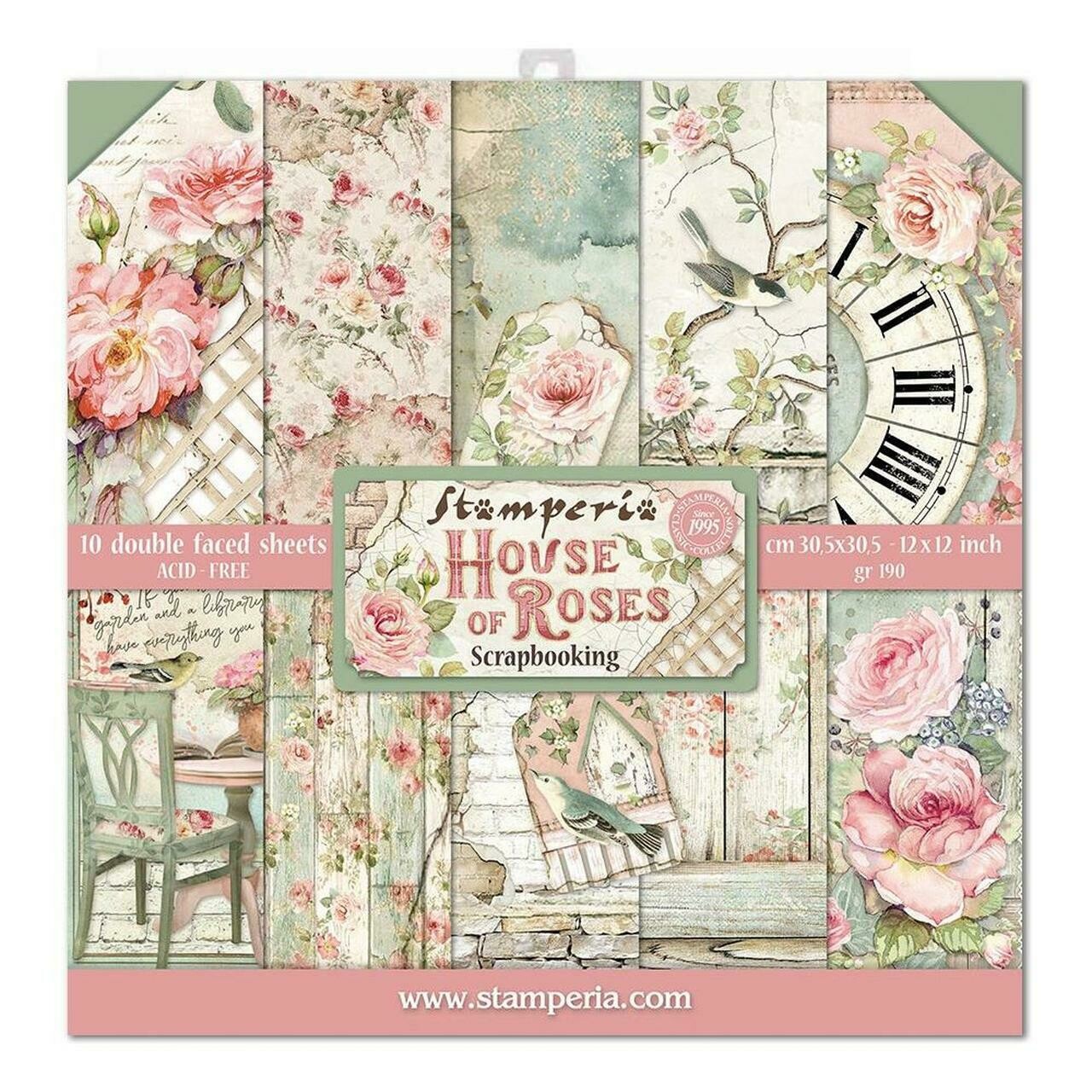 House of Roses 12x12 - Stamperia