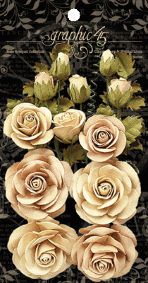 Rose Bouquet Collection Classic Ivory & Natural Linen - Graphic 45