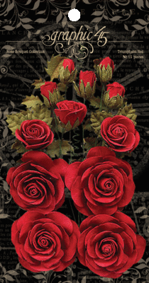 Rose Bouquet Collection Triumphant Red - Graphic 45