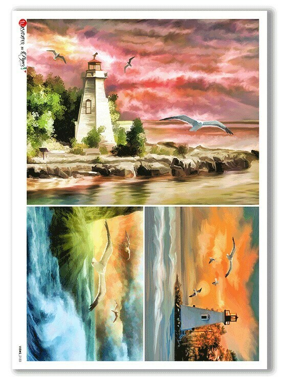 Views - 0133 - A4 Rice Paper - Paper Designs