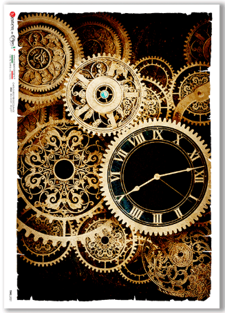 Time-0021 - A4 Rice Paper - Paper Designs