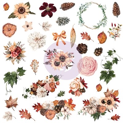Ephemera 34pcs - Pumpkin & Spice - Prima Marketing Ephemera 34pcs - Pumpkin & Spice - Prima Marketing