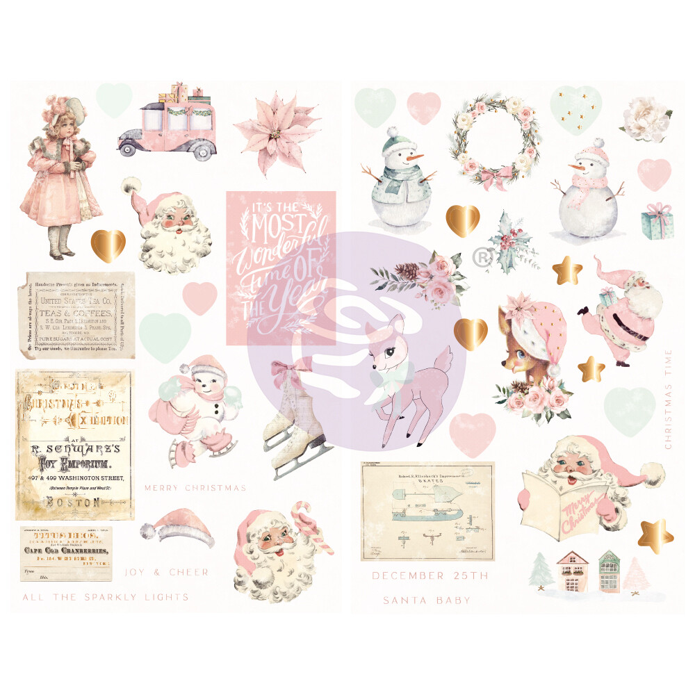 Chipboard 46pcs - Sugar Cookie Christmas - Prima Marketing Chipboard 46pcs - Sugar Cookie Christmas - Prima Marketing