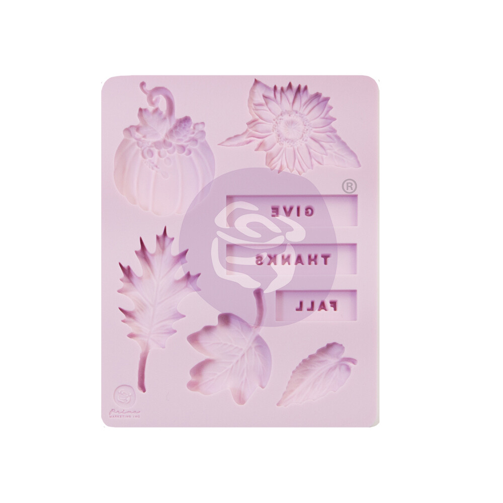 Pumpkin & Spice - Silicone Mould - Prima Marketing Pumpkin & Spice - Silicone Mould - Prima Marketing