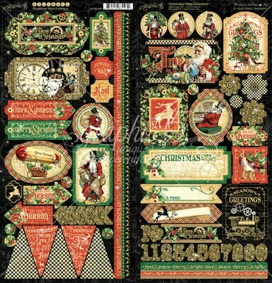 Christmas Time Stickers - Graphic 45 Christmas Time Stickers - Graphic 45