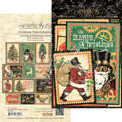 Christmas Time Ephemera & Journaling Cards - Graphic 45 Christmas Time Ephemera & Journaling Cards - Graphic 45