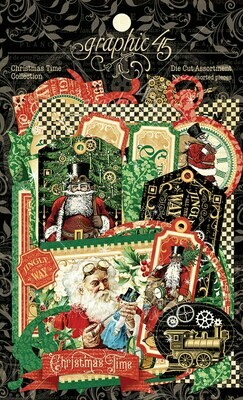 Christmas Time Assorted Die Cut Pieces - Graphic 45 Christmas Time Assorted Die Cut Pieces - Graphic 45