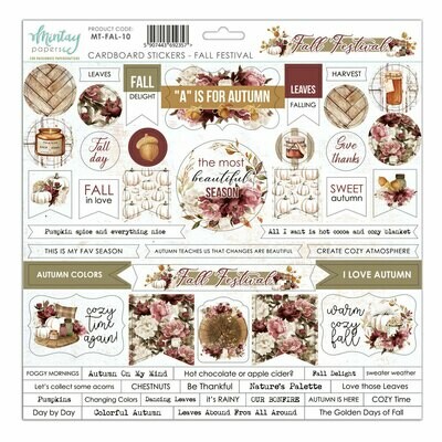 Fall Festival Chipboard Stickers - Mintay by Karola Fall Festival Chipboard Stickers - Mintay by Karola