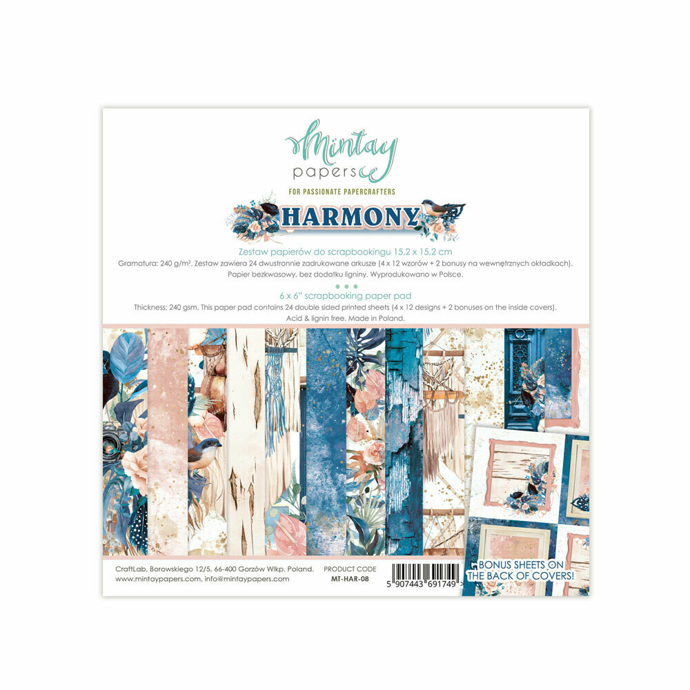 Harmony 6x6 - Mintay by Karola