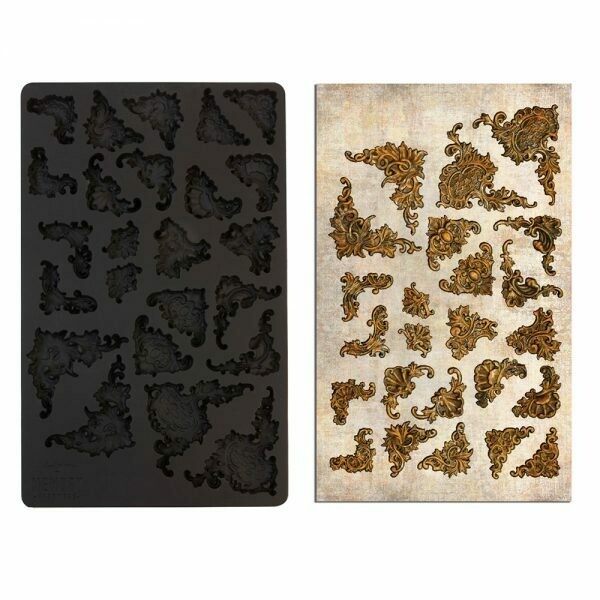 Montmartre Corners - Memory Hardware Mould - Re-Design With Prima