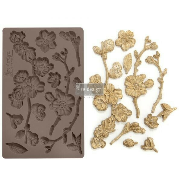 Cherry Blossoms - Redesign Decor Moulds - Re-Design With Prima
