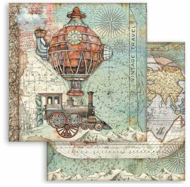 Sir Vagabond 8x8 Paper Pad - Stamperia