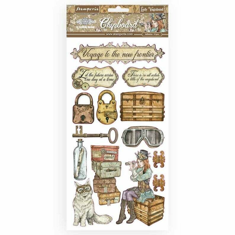 Lady Vagabond Chipboard - Stamperia