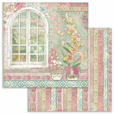 Orchids and Cats 8x8 Paper Pad - Stamperia
