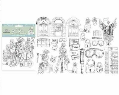 Lady Vagabond CLEAR Assorted Die Cut Pieces - Stamperia