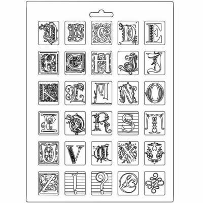 Alphabet A4 Soft Mould - Calligraphy Collection - Stamperia Alphabet A4 Soft Mould - Calligraphy Collection - Stamperia