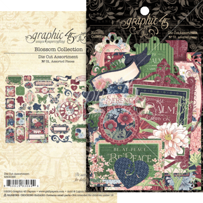 Blossom Assorted Die Cut Pieces - Graphic 45