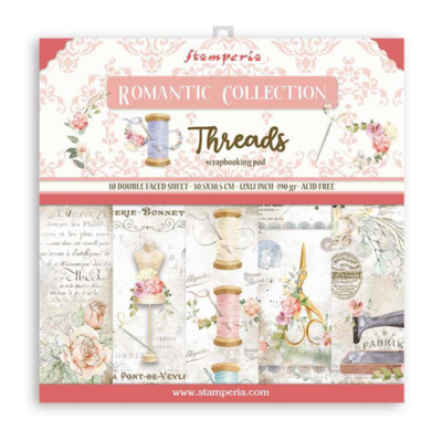 Romantic Threads 12x12 - Stamperia