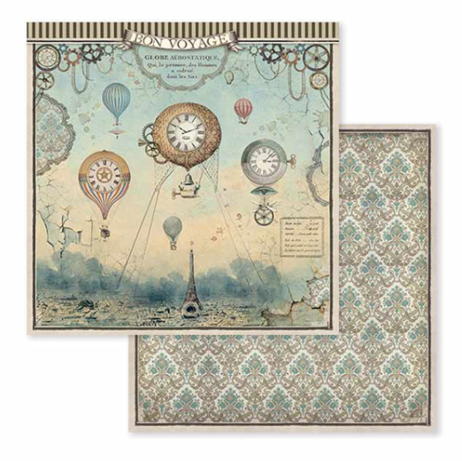 Voyages Fantastiques 8x8 Paper Pad - Voyages Fantastiques Collection - Stamperia