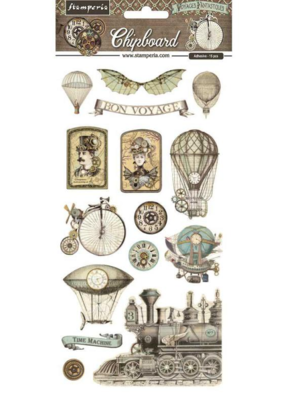 Voyages Fantastiques Chipboard - Stamperia