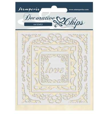 Love Frames Decorative Chips - Atelier Des Arts Collection - Stamperia