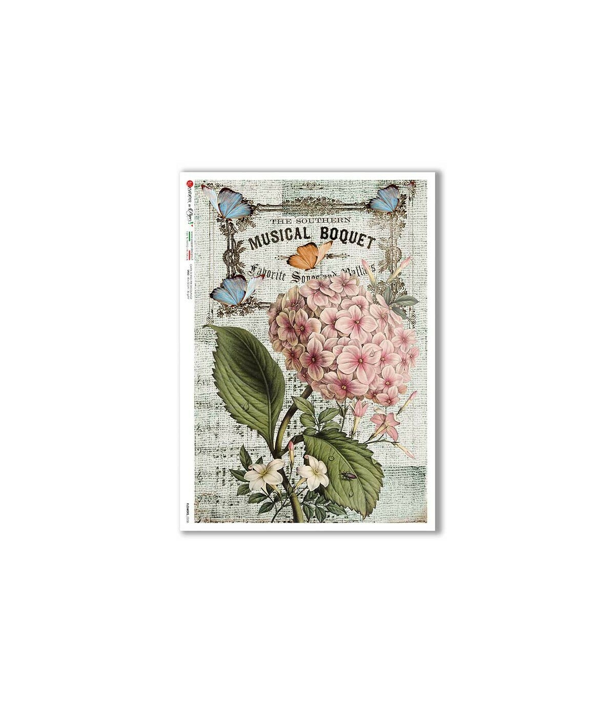 Flowers-0358 - A4 Rice Paper - Paper Designs