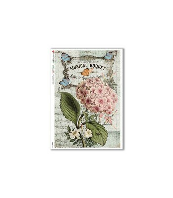 Flowers-0358 - A4 Rice Paper - Paper Designs