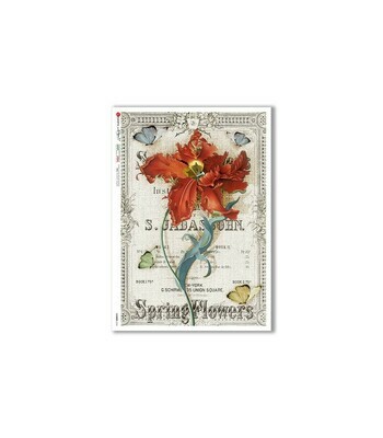 Flowers-0356 - A4 Rice Paper - Paper Designs