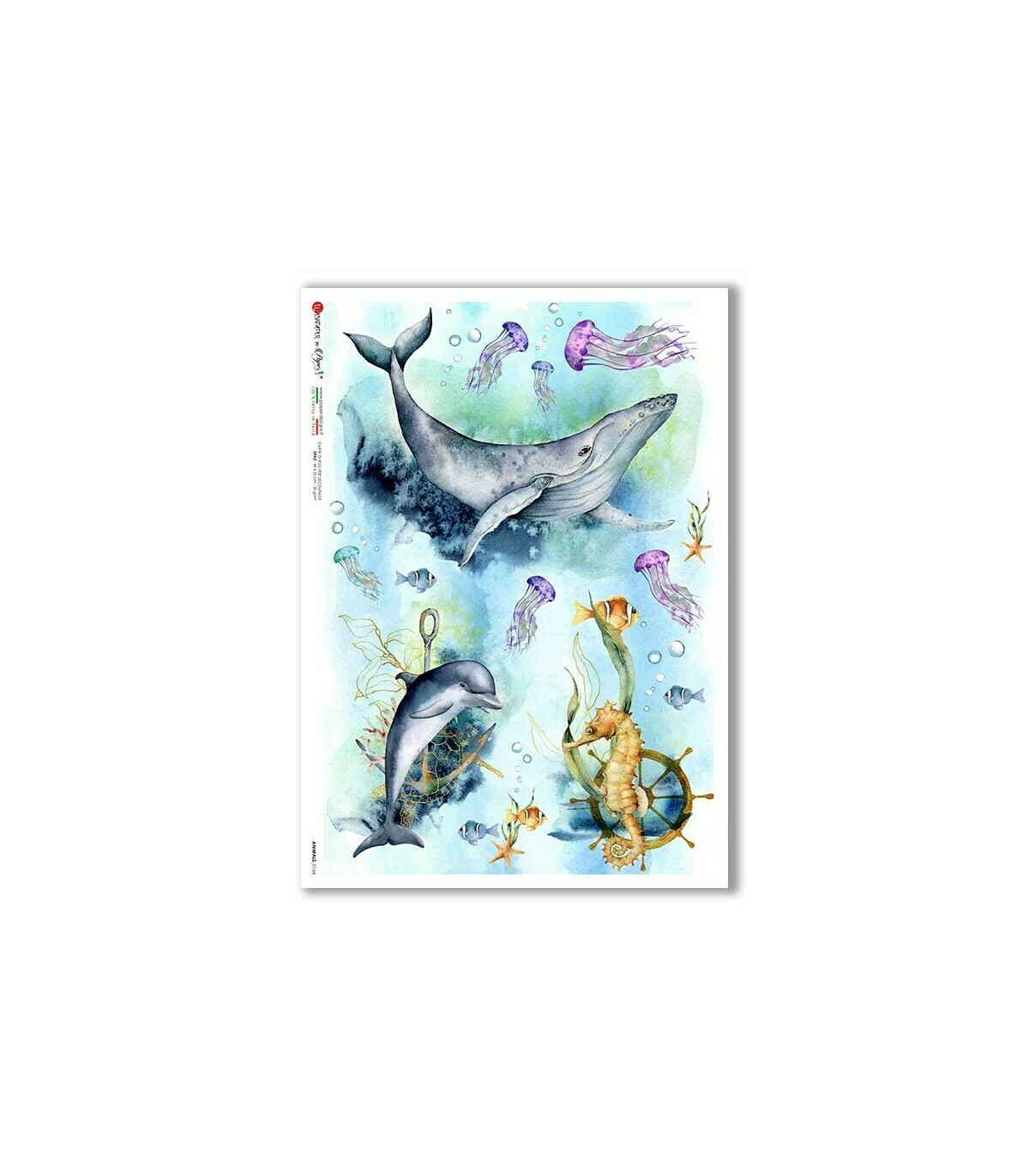 Animals-0164 - A4 Rice Paper - Paper Designs