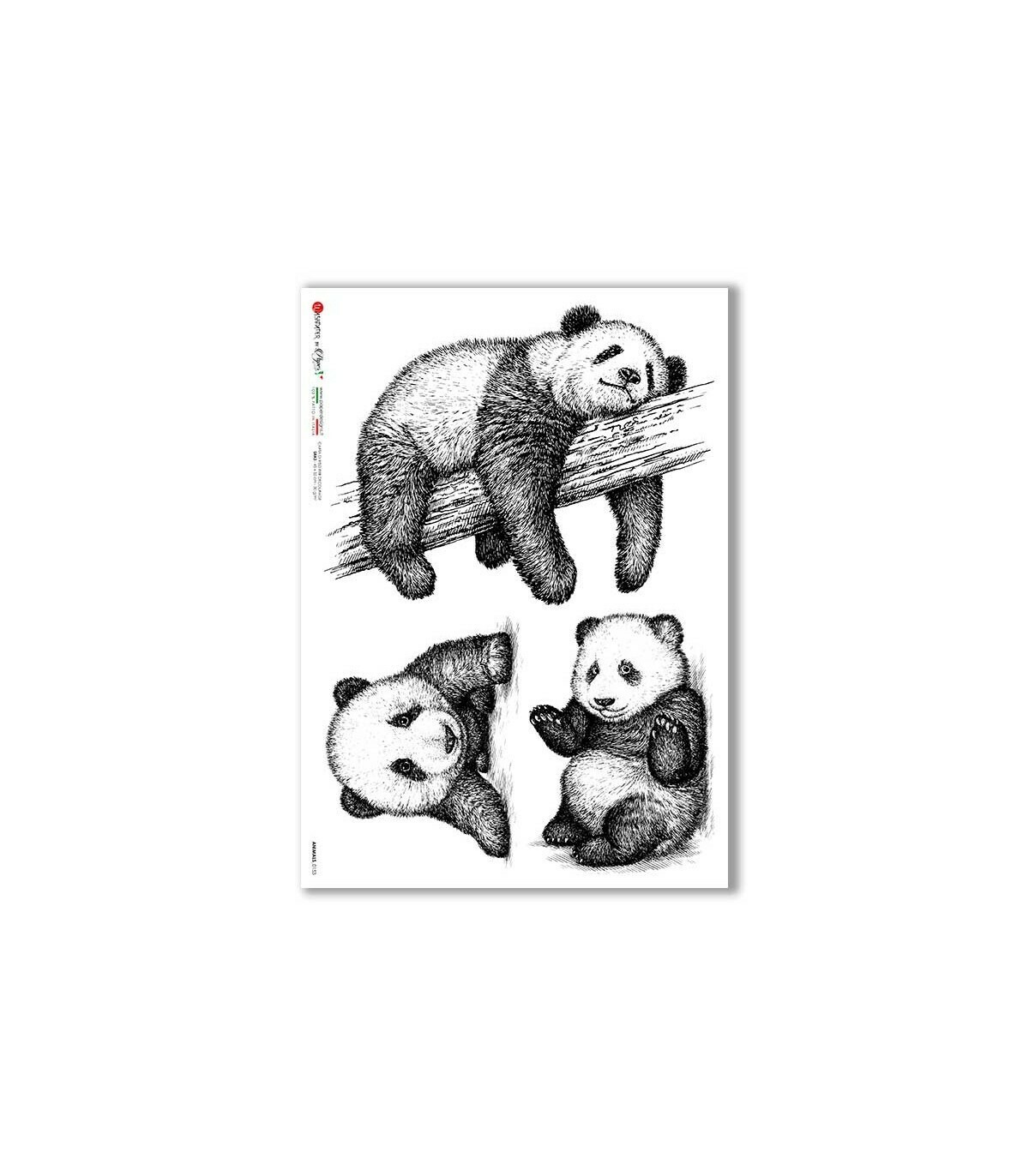 Animals-0153 - A4 Rice Paper - Paper Designs