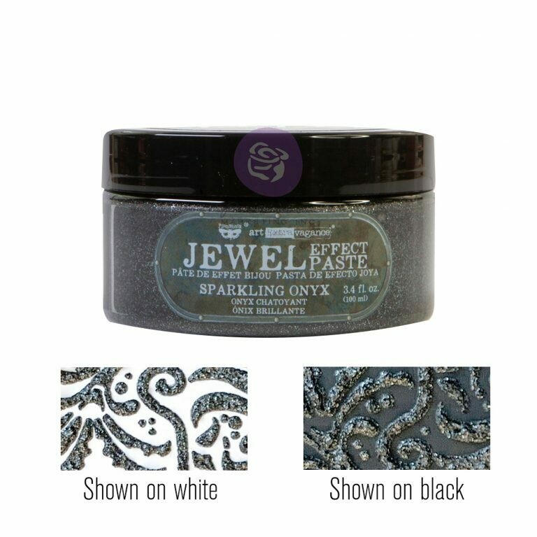 Sparkling Onyx - Jewel Texture Paste - Art Extravagance - Prima Sparkling Onyx - Jewel Texture Paste - Art Extravagance - Prima