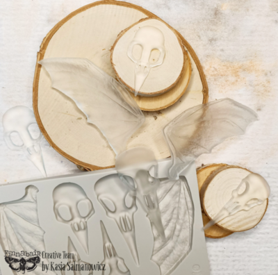 Birds and Bats - Finnabair Moulds - Re-Design With Prima