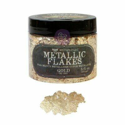 Gold Metal Flakes - Art Ingredients - Re-Design With Prima