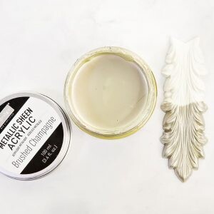 Acrylic Paint Metallic Sheen - Re-Design With Prima