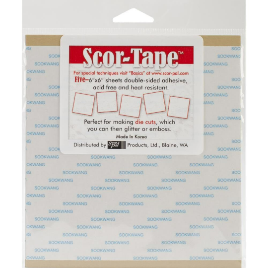 Scor-Tape Sheet 6x6&quot; - Scor-Pal