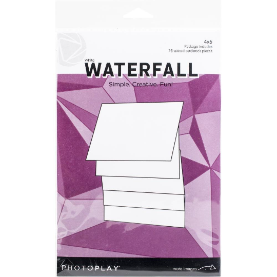 Waterfall Kit White 4&quot; x 6&quot; - Photoplay Waterfall Kit